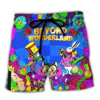 Music Event Beyond Wonderland Festival Lover Colorful Art Style Beach Short | Newhawaiianshirts UK