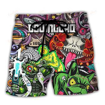 Music Event Download Festival Lover Colorful Art Style Beach Short | Newhawaiianshirts CA