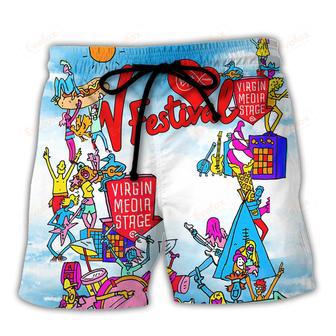 Music Event V Festival Youthful Beach Short | Newhawaiianshirts AU