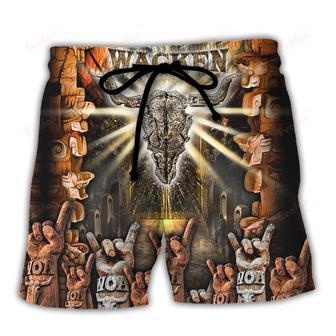 Music Event Wacken Open Air Beach Short | Newhawaiianshirts CA