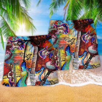 Music Guitar Go Where Beach Short | Newhawaiianshirts AU