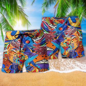 Music Is A Journey Beach Short | Newhawaiianshirts DE