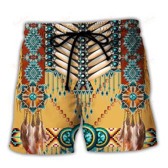 Native American Proud Pattern Beach Short | Newhawaiianshirts AU