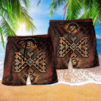 Native Style Love Peace Pattern Style Beach Short | Newhawaiianshirts UK