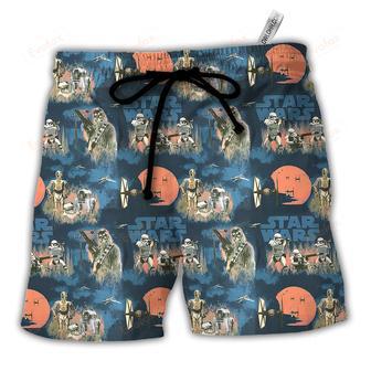 Never Underestimate A Droid Beach Short | Newhawaiianshirts DE