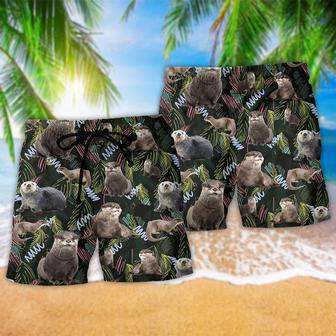 Otter Love Animals Cool Life Style Beach Short | Newhawaiianshirts