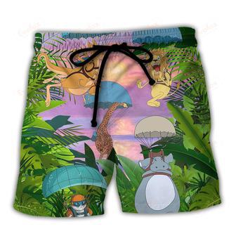 Parasailing Don't Scare Jump Jump Jump Beach Short | Newhawaiianshirts