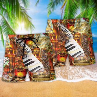 Piano Music Piano In Church Beach Short | Newhawaiianshirts CA