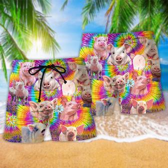 Pig Animals Easily Distracted By Piggy Very Cute Beach Short | Newhawaiianshirts UK