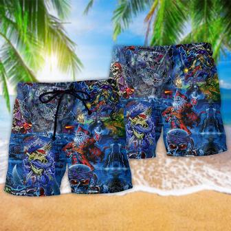 Pirate Work Like A Captain Blue Beach Short | Newhawaiianshirts CA