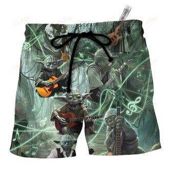 Playing Guitar Fantastic Beach Short | Newhawaiianshirts AU