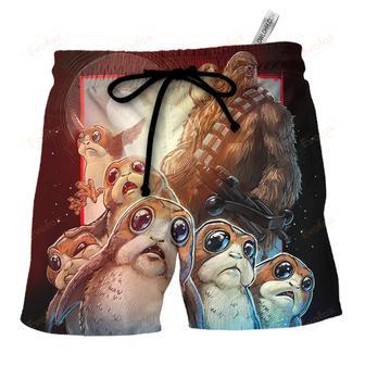 Porgs Are Friends Not Food Beach Short | Newhawaiianshirts AU