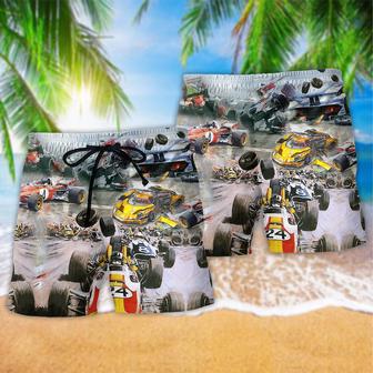 Racing Car Racing Too Fast Beach Short | Newhawaiianshirts DE