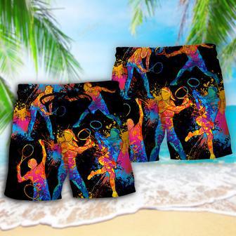 Racquetball Color Art Beach Short | Newhawaiianshirts AU