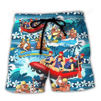 Rafting Don't Be Jealous Just Because You Can't Raft Like Me Beach Short | Newhawaiianshirts DE