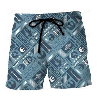 Rebel Gear Blue Beach Short | Newhawaiianshirts AU