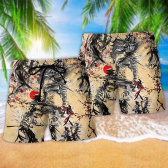 Samurai The Way Of The Samurai Is Found In Death Beach Short | Newhawaiianshirts UK