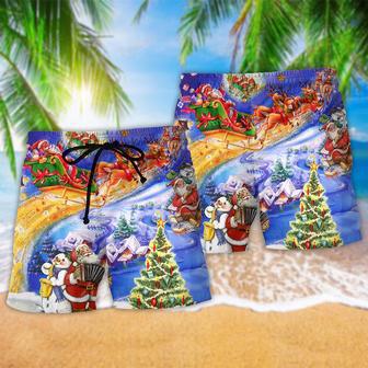 Santa Love Christmas Everytime Beach Short | Newhawaiianshirts AU