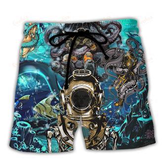 Scuba Diving A Day Without Scuba Diving Probably Wouldn't Kill Me But Why Risk It Beach Short | Newhawaiianshirts AU