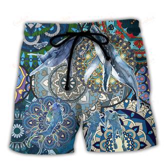 Scuba Diving We Dive Not To Escape Life But For Life Not To Escape Us- Beach Short | Newhawaiianshirts UK