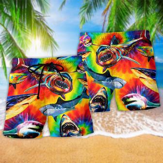 Shark Rainbow Life Style Beach Short | Newhawaiianshirts CA