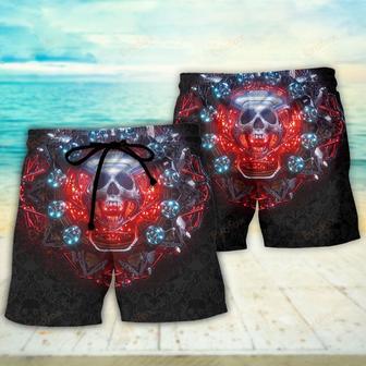 Skull Electric Dream Or Die Beach Short | Newhawaiianshirts DE