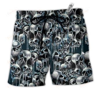 Skull It's Hot in Here Beach Short | Newhawaiianshirts AU