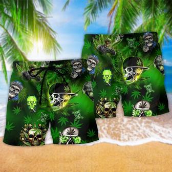 Skull Let's Get High Beach Short | Newhawaiianshirts AU