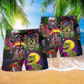 Skull Life is A Game Skull Beach Short | Newhawaiianshirts DE