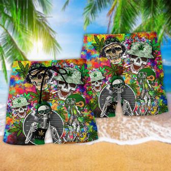 Skull Love Life So High Beach Short | Newhawaiianshirts AU