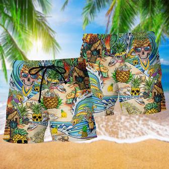 Skull Pineapple Amazing Style Beach Short | Newhawaiianshirts UK