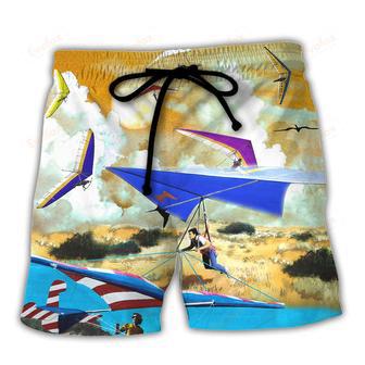 Skydive Don't Be Jealous Just Because You Can't Skydive Like Me Beach Short | Newhawaiianshirts AU