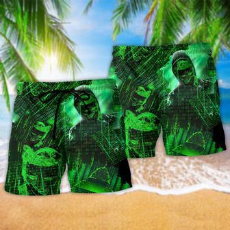 Software Amazing Developer Green Beach Short | Newhawaiianshirts AU