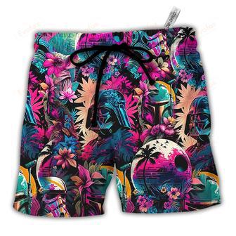 Special Synthwave 02 Beach Short | Newhawaiianshirts AU