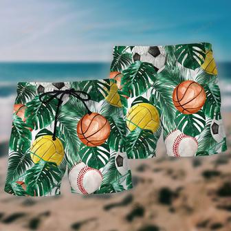 Sport Ball With A Bat Beach Short | Newhawaiianshirts DE