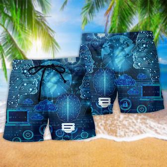 Technology Life Is Better With Information Technology Beach Short | Newhawaiianshirts AU