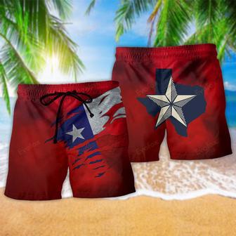 Texas Peace Life Star State Beach Short | Newhawaiianshirts DE