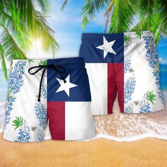 Texas Peace Life Style Floral Beach Short | Newhawaiianshirts