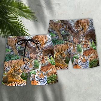 Tiger God Is In The Tiger As Well As In The Lamb Beach Short | Newhawaiianshirts AU