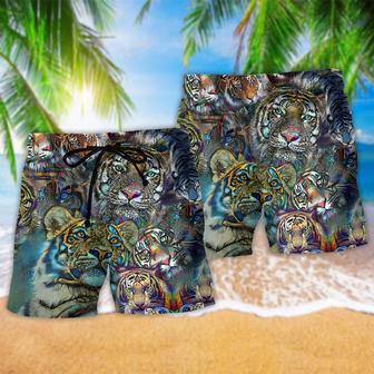 Tiger Lover Cool Style Beach Short | Newhawaiianshirts AU