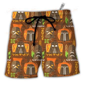 Tiki Art Funny Beach Short | Newhawaiianshirts AU