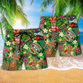 Tiki Don't Tiki Me Off Beach Short | Newhawaiianshirts UK