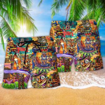 Tiki May The Aloha Spirits Follow You Home Summer Beach Short | Newhawaiianshirts AU