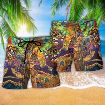 Tiki Welcome To Tiki Bar Cool Beach Short | Newhawaiianshirts UK