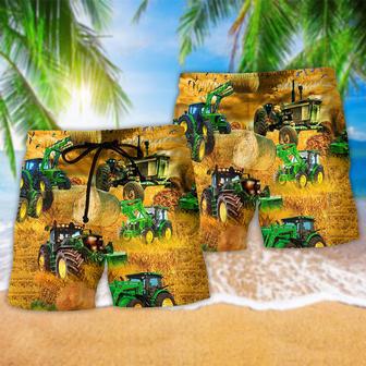 Tractor Better On The Farm Peace Life Beach Short | Newhawaiianshirts DE