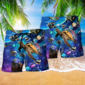 Turtle Loves Planet Cool Style Beach Short | Newhawaiianshirts CA