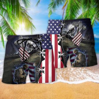 Veteran Stronger Proud About You Beach Short | Newhawaiianshirts CA