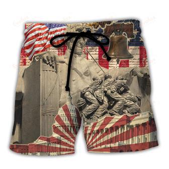 Veteran Without Heroes, We Are All Plain People Beach Short | Newhawaiianshirts DE