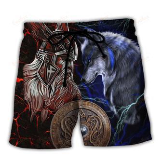 Viking Victory Colorful Life Style Beach Short | Newhawaiianshirts AU