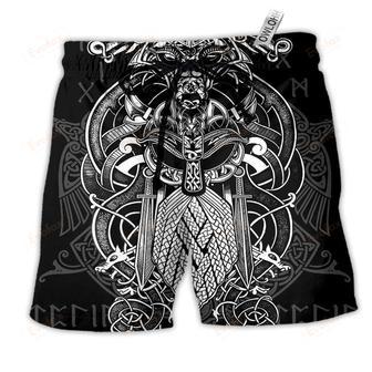 Viking Warrior Blood So Amazing Viking Beach Short | Newhawaiianshirts